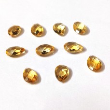 Citrine 11x7mm pear briolette 1.72 cts